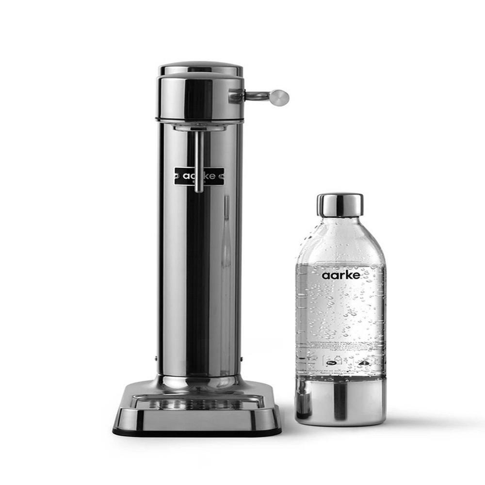 AARKE Carbonator 3 Sparkling Water Maker, Polished Steel - 1