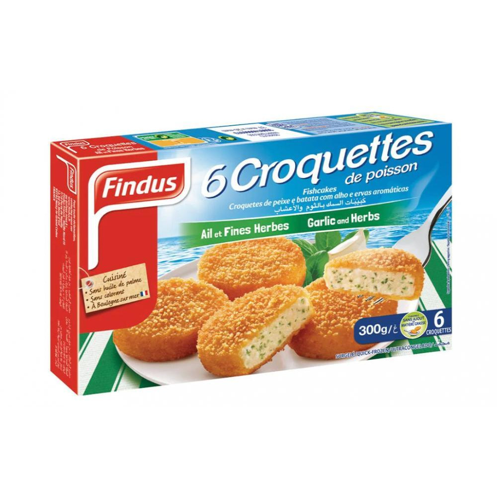 Findus 6 Fishcakes WGarlic Herbs 300g - 1