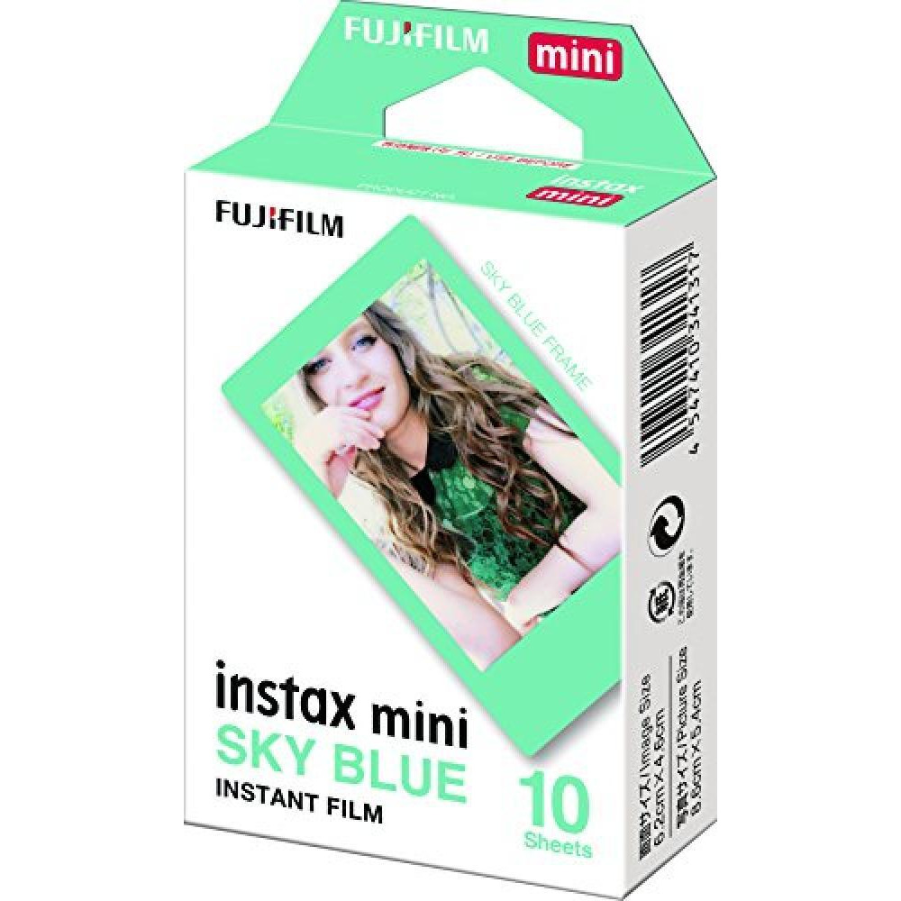 فيلم إطار Ifujifilm Instax Mini Sky Blue لكاميرات 9 8 SP1 SP3 - 3