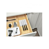 iDesign Crisp Knife Organizer Clear Matte White - 5 miniature