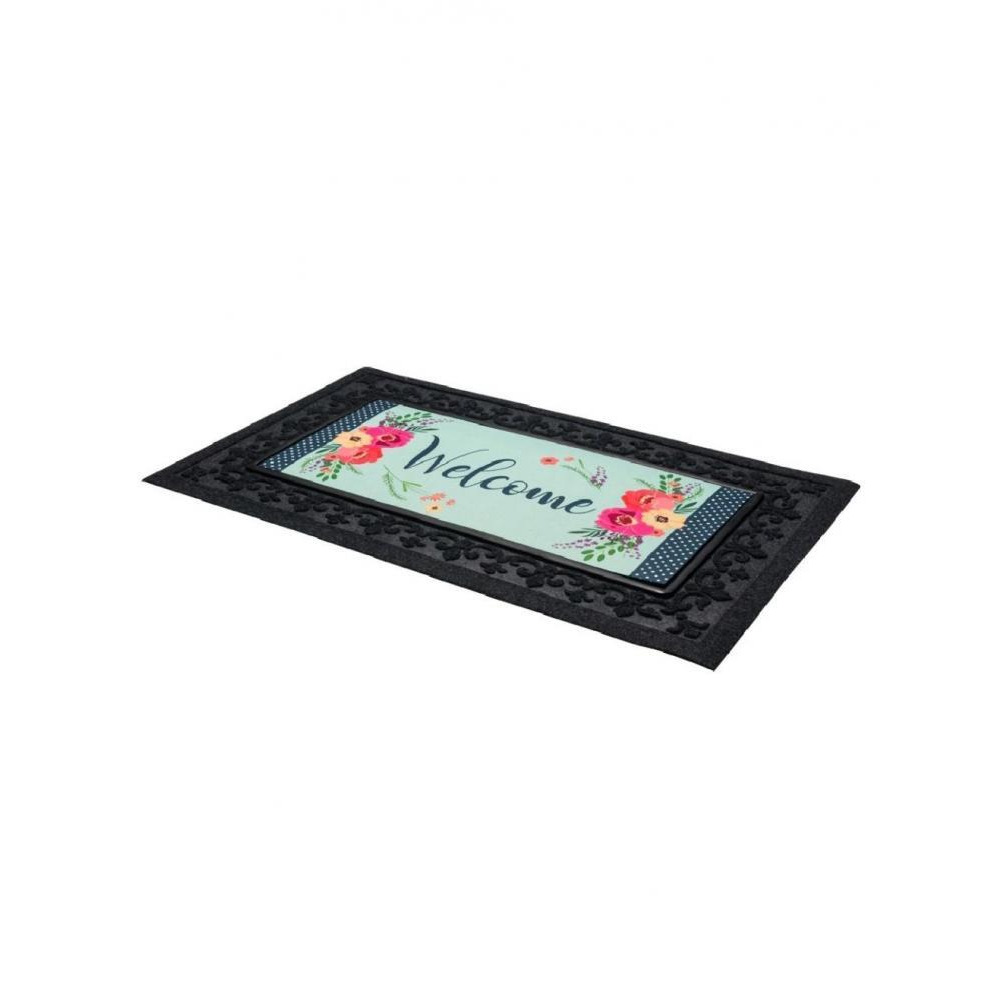 Evergreen Embossed Fleur de Lis Sassafras Mat Tray - 5