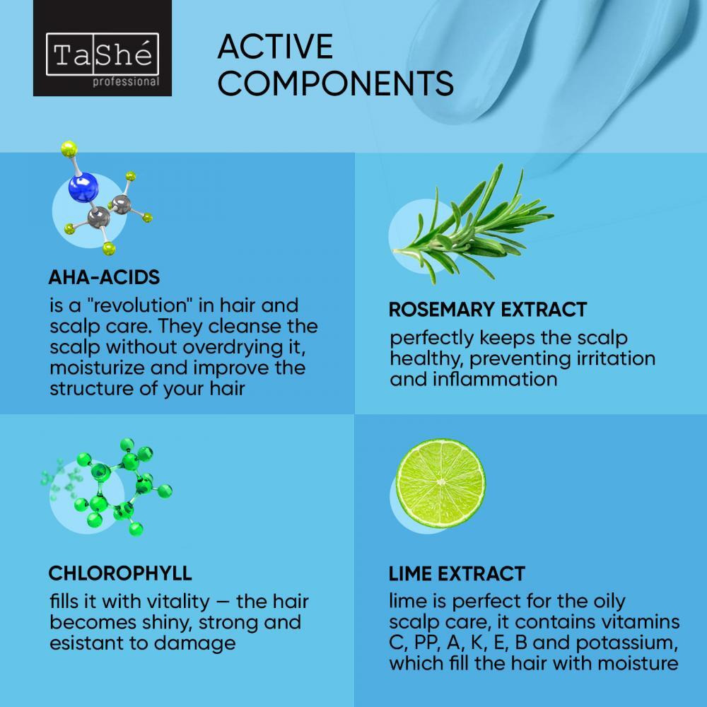 Tashe Professional \/ Hair mask, Fills hair with moisture, Hair is shiny, strong and resistant to damage, Prevents irritation and inflammation, 500 ml - 4