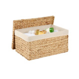 Homesmiths Water Hyacinth Large Storage Box 51.5 x 35 x 25 cm - 3 miniature