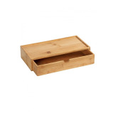 Wenko Bathroom Box With Drawer Mod. Terra Bamboo - 3 miniature