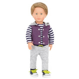 Our Generation / Rafael, Boy doll with hoodie, 46 cm - 1 miniature