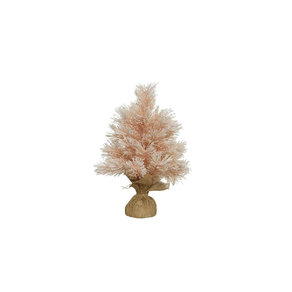 Kaemingk Decoris Paris Mini Tree Snowy Pink - 1