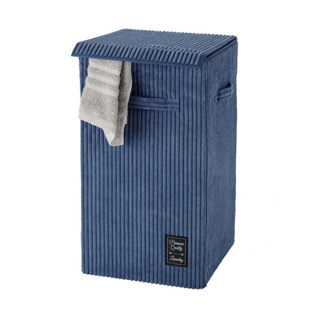 Wenko Laundry Bin Cora Blue - 1