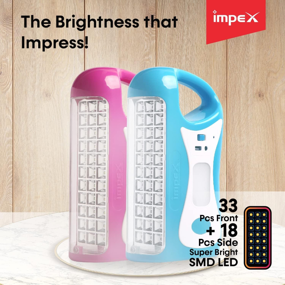 Фонарь Impex Cb 2284 АККУМУЛЯТОРНЫЙ 33 ШТ. Led 6В 4500МАЧ 2 ШТ. (многоцветный) - 5