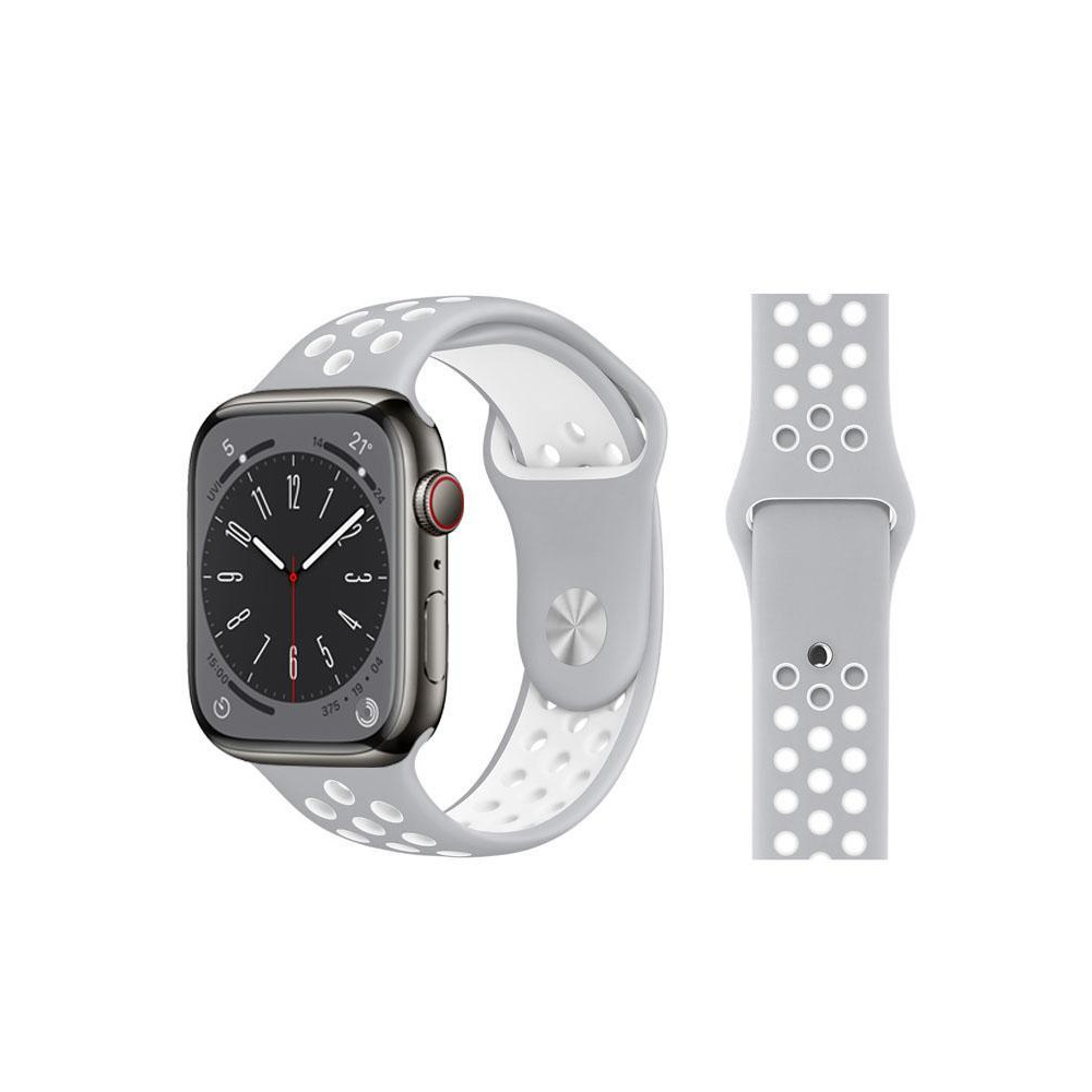 Perfii Dot Silicone Replacement Band for Apple Watch 49, 45, 44, 42 mm Series Ultra 8/7/6/5/4 SE - 2