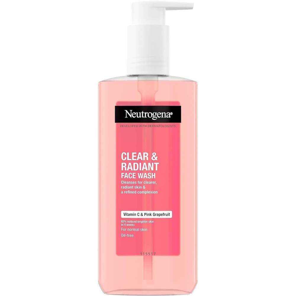 Neutrogena Refreshingly Clear Facial Wash with Pink Grapefruit and Vitamin C, 200ml - 1