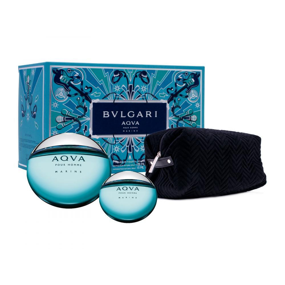 Bvlgari Aqva Marine For Men Eau De Toilette 100 ml Set - 1