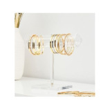 Homesmiths Vanity Acrylic T-Shaped Necklace Display Stand Clear - 2 miniature