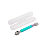 Melii Travel Utensils for Babies and Children, Blue and Purple - 5 miniature