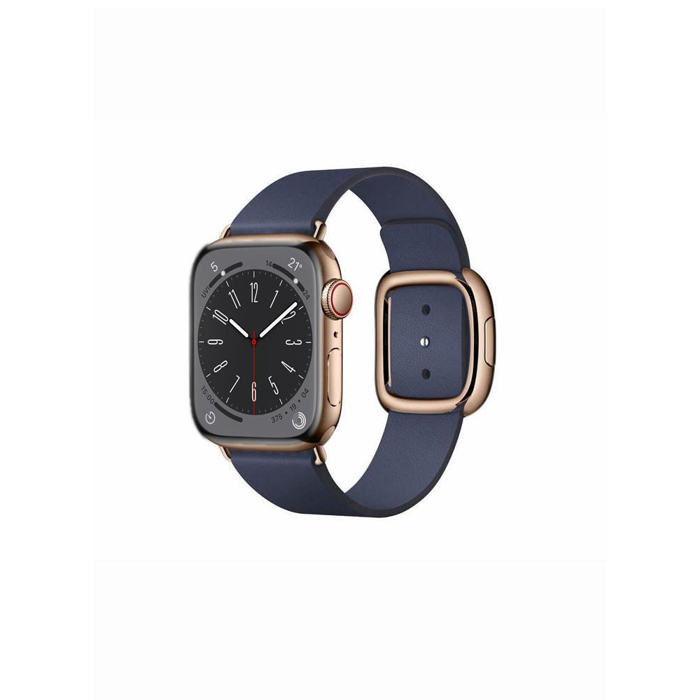 Perfii Leather Replacement Band For Apple Watch 41/40/38mm Series 8/7/6/5/4/SE - 2