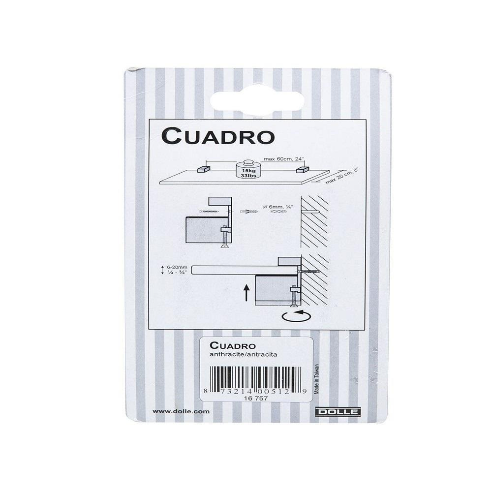 Dolle Adjustable Met Clip Cuadro Set 316 -Ä¾" Anthracite - 2