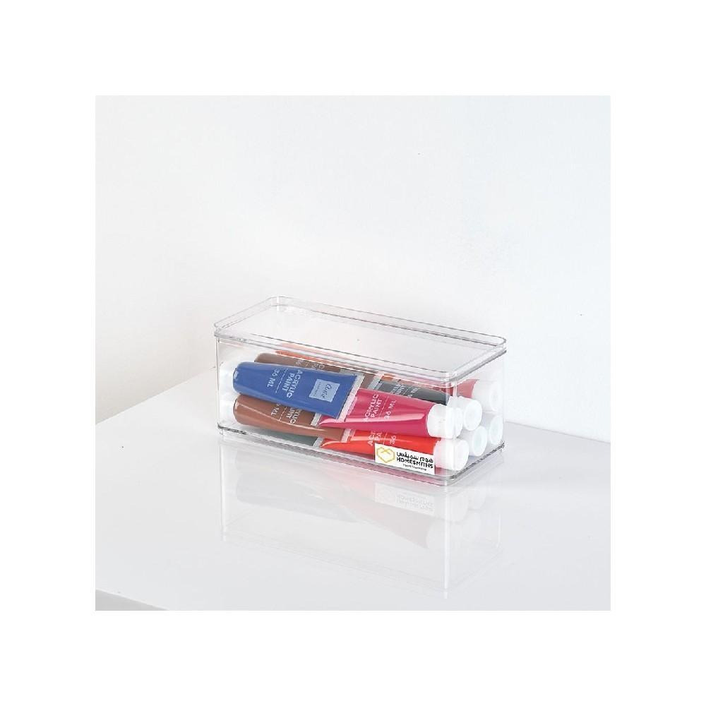 Homesmiths Stationery Box Clear 21 x 9 x 8.8 cm - 4