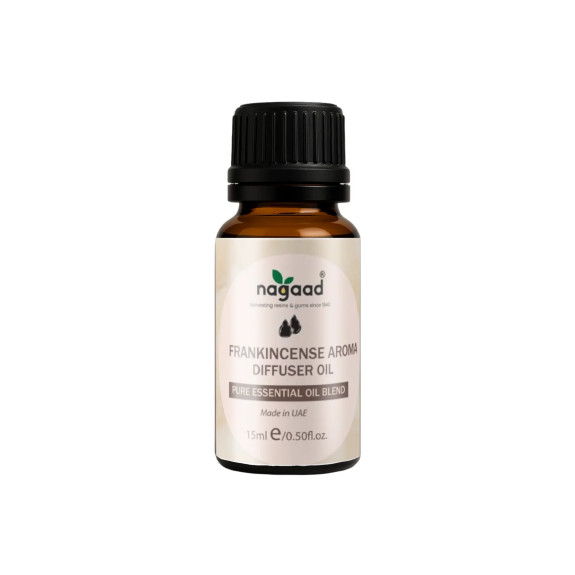 Nagaad Frankincense Aroma Diffuser Essential Oil Blend - 100% Organic Boswellia for Aromatherap
