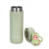 Fissman Double Wall Vacuum Flask 380ml Green (Stainless Steel) - 3 miniature