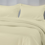 Duvet Cover BYFT Orchard Exclusive King Size 245 x 265 + 30 Cm, Cotton percale 180 TC, Cream, Set of 1 Pc - 2 miniature
