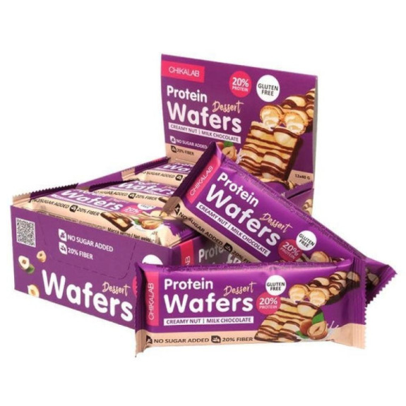 رقائق بروتين شيكلاب 12 × 40 جم مكسرات كريمية