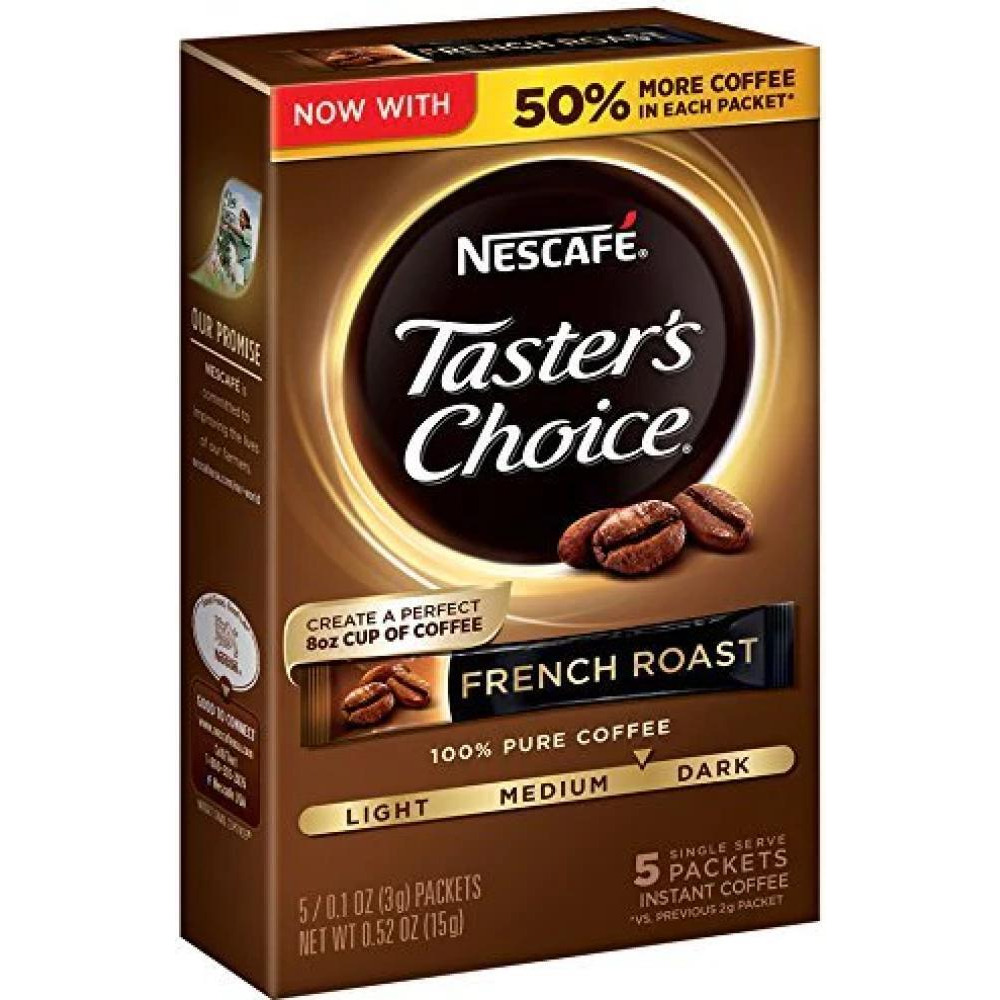 Nescafe Taster's Choice French Roast - Instant Coffee 15g - 1