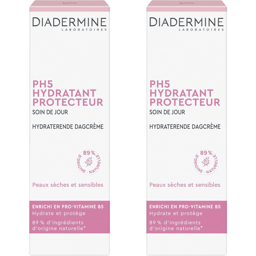 Diadermine - PH5 protective moisturising day care cream - 50 ml, Pack of 2 - 1