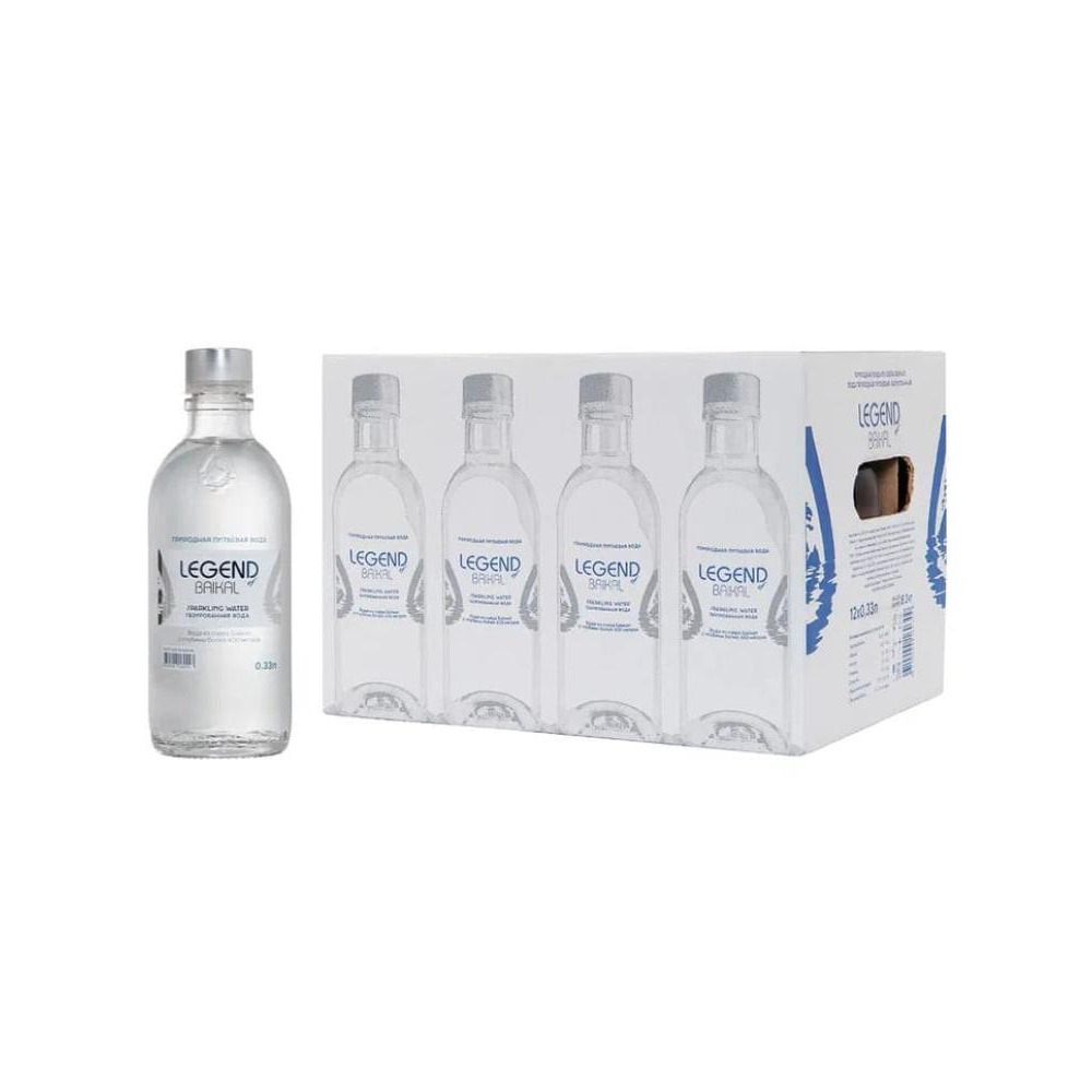 Legend of Baikal Sparkling Water 330 ml x 12 - 4