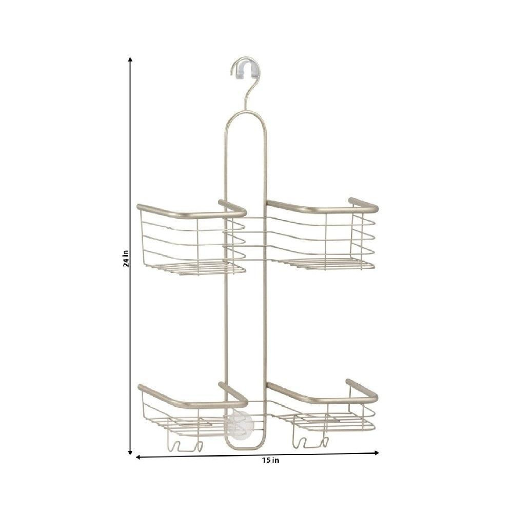 Bosphorus Shower Supplies Organizer, Silver, 27110ES - 3