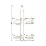 Bosphorus Shower Supplies Organizer, Silver, 27110ES - 3 miniature