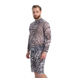 Men's T-shirt Fake zebra (S) - 2 miniature