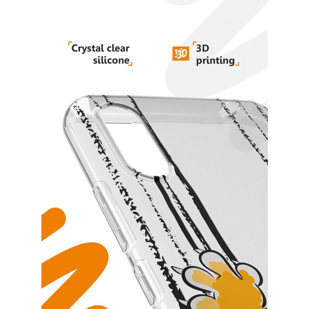 حافظة هاتف REDMI 9A، حافظة هاتف واقية مضادة للصدمات لهاتف REDMI 9a، مع نمط خدوش Garfield - 4