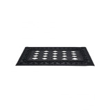 Evergreen Embossed Fleur de Lis Sassafras Mat Tray - 2 miniature