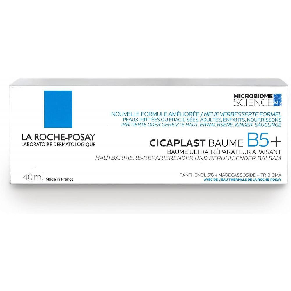 LA ROCHE-POSAY \/ Balm, Cicaplast Baume B5+, Ultra-repairing soothing, 1.4 fl.oz (40 ml) - 5