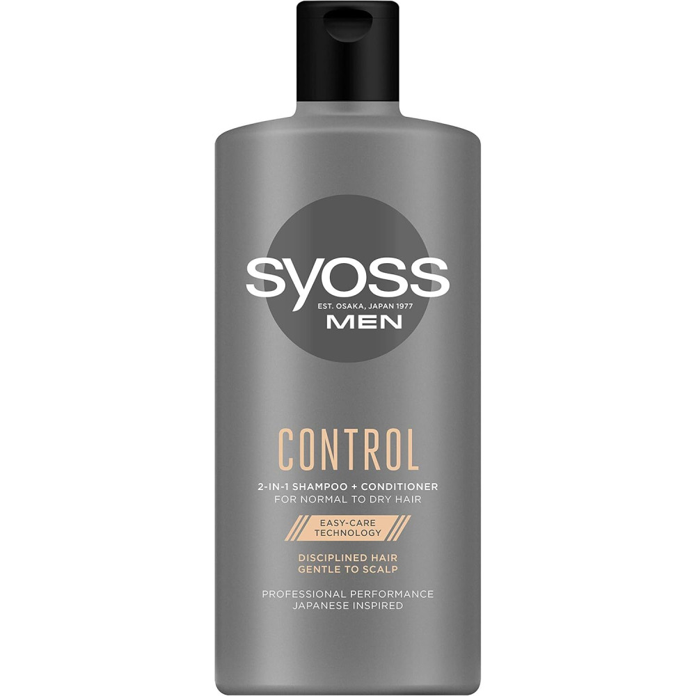 Syoss, Men Control 2-IN-1 Shampoo + Conditioner, 440ml - 1