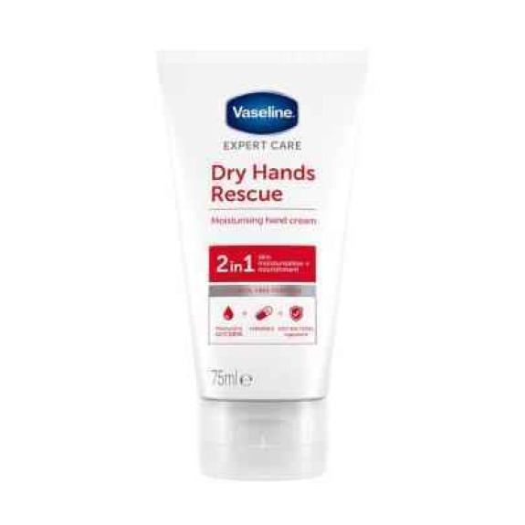 VASELINE-HAND CREAM DRY HANDS RESCUE 75ml
