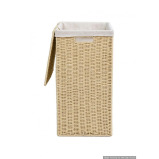 Homesmiths Large Laundry Hamper Natural with Liner 40 x 30 x 55 cm - 4 miniature