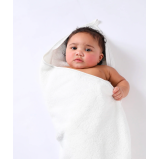 Hooded Towel Under the Nile, Organic Baby Grey Deluxe  - 2 miniature