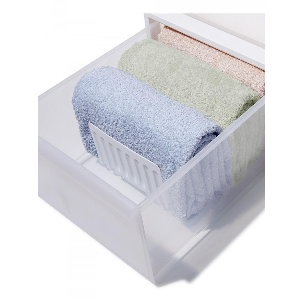 Like It Connectable Slidable Drawer Dividers White Pack of 3 - 4