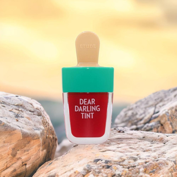 Etude House / Lip tint ، دير دارلينج ، جل مائي ، RD307 بطيخ أحمر ، 0.15 أونصة (4.5 جم)
