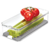 iDesign Crisp Produce Bin Clear Gray - 1 miniature