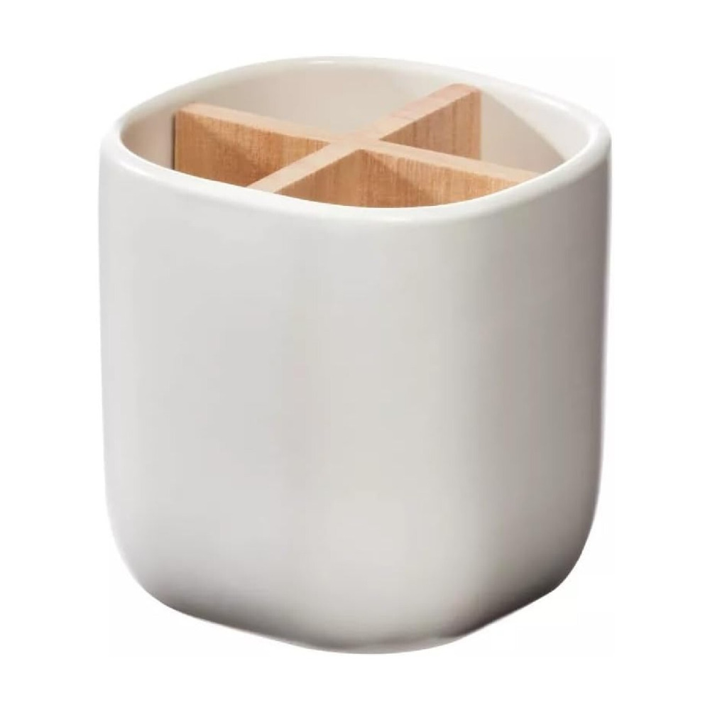 iDesign Eco Office Divided Ceramic Cup White - 1