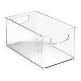 iDesign Kitchen Binz 10 x 6 x 5 inch clear - 1 miniature