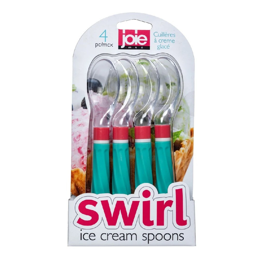 Joie Swirl Ice Cream Spoons Set of 4 Original Color - 1