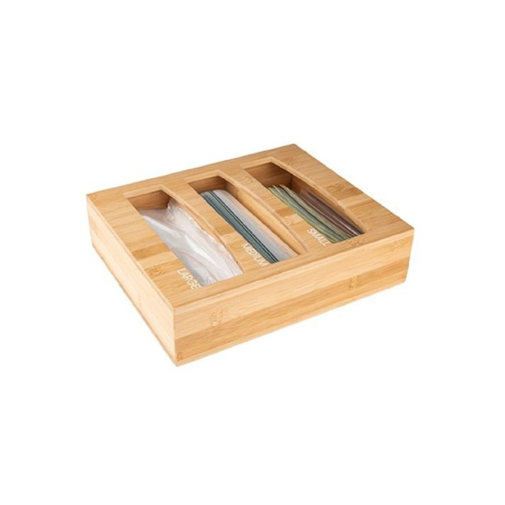 Little Storage Bamboo Sandwich Bag Organizer - 1