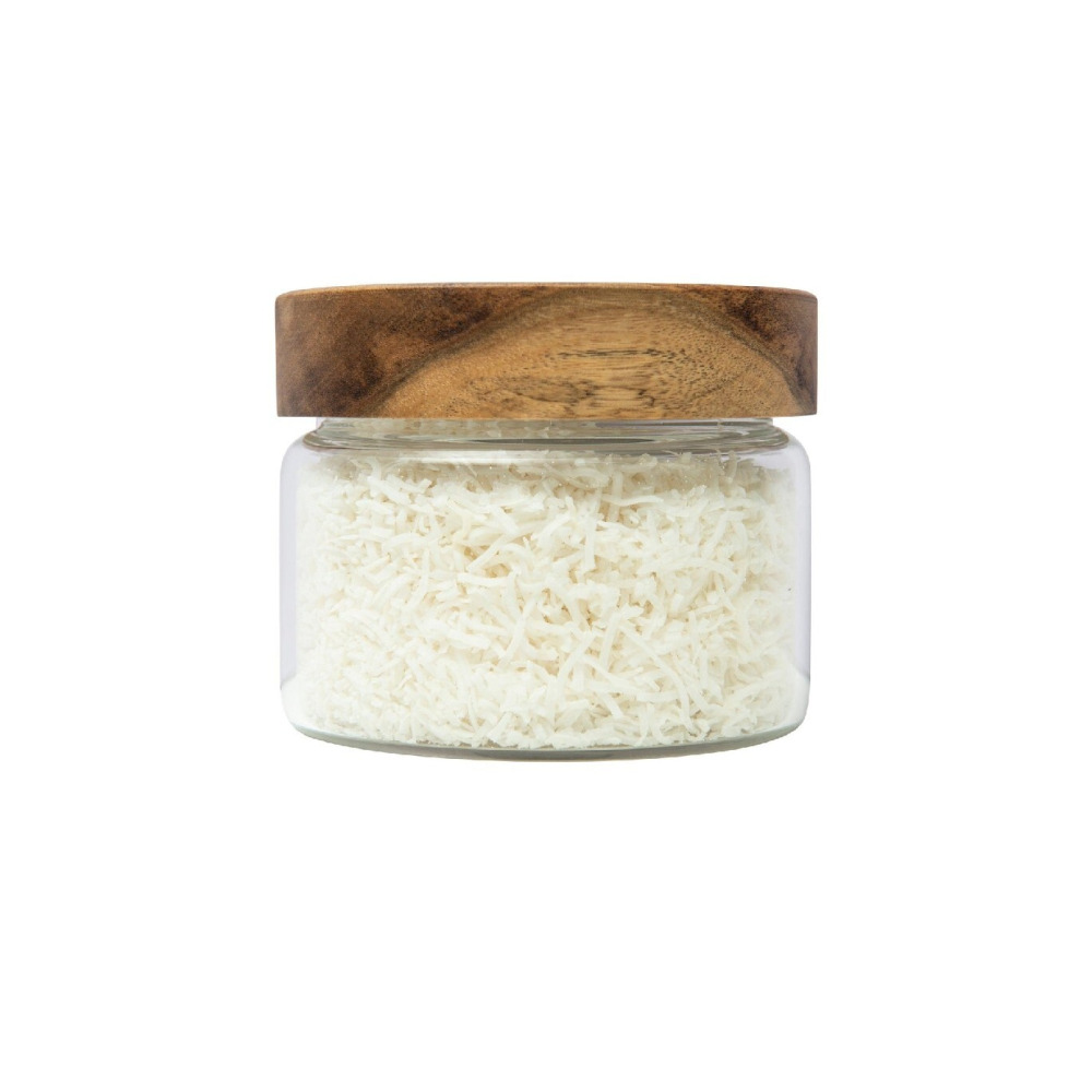 شركة ليتل ستوريج 500 مل برطمان زجاجي من خشب السنط - 2