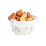 Little Storage Cotton Storage Liner Round Basket - 2 miniature
