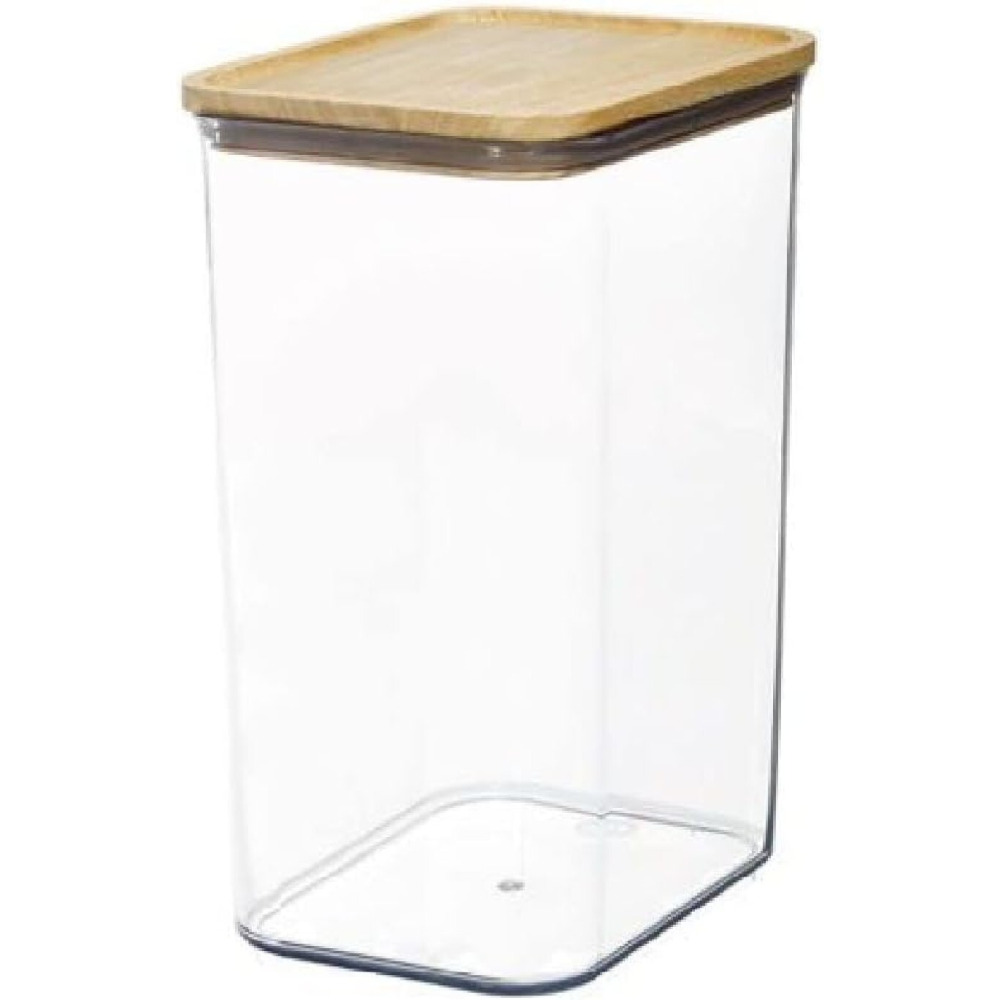 Rosanna Pansino Recycled Plastic Canister with Wood Lid 13.3 Cups - 1