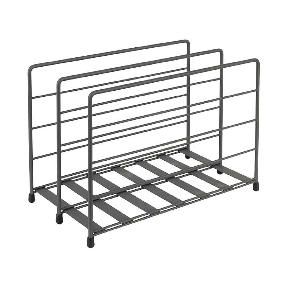 Spectrum Cabinet Bakeware and Cutting Board Organizer Grey - 1