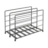 Spectrum Cabinet Bakeware and Cutting Board Organizer Grey - 1 miniature