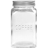 علب تخزين زجاجية مضلعة سعة 1.25 لتر من تالا مع أغطية قصدير علوية لولبية - 4 miniature